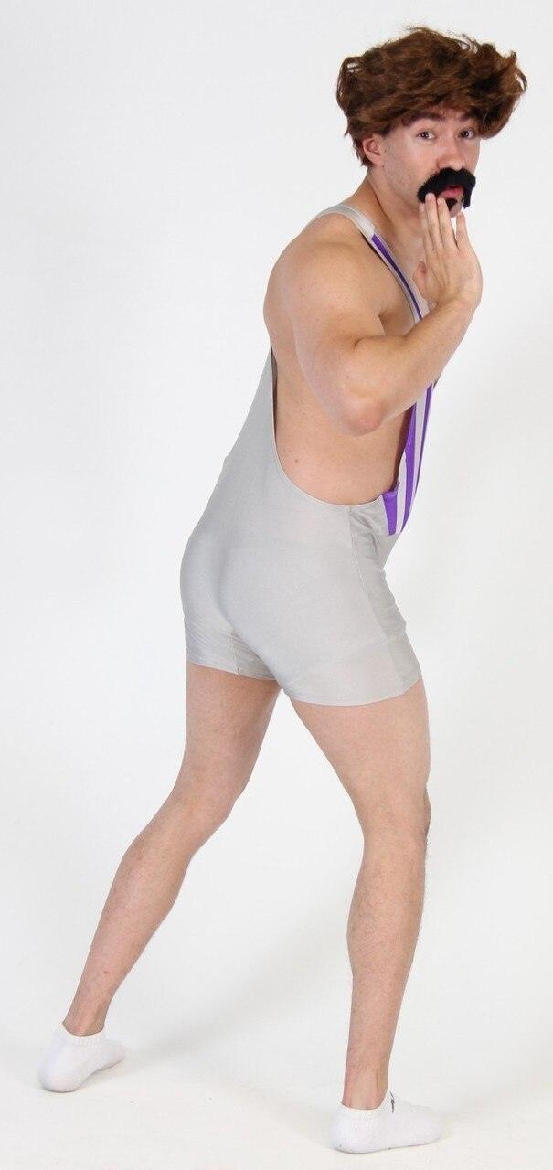 Gym Work Wrestler Uniform Costume Singlet-tvso