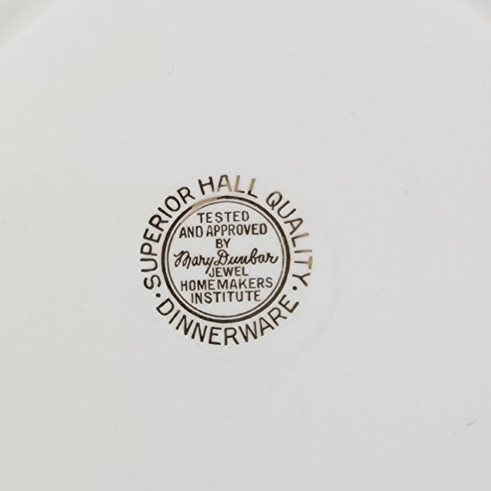 Hall Autumn Leaf Dinner Plate USA Made Floral Dinnerware Tableware 10"