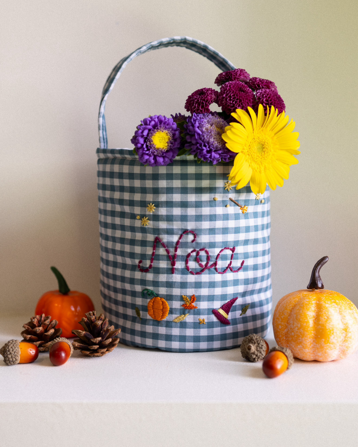 Halloween bag - Vichy Dark Green