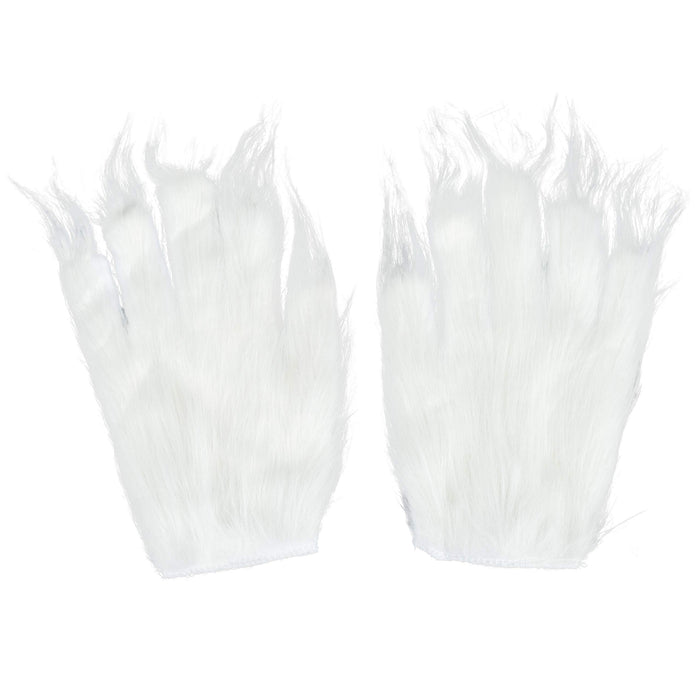 Halloween Costume Accessory Furry Gloves