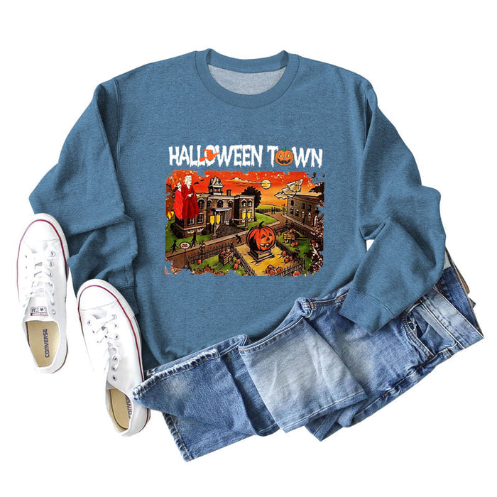 Blue sweater (white color picture) / S
