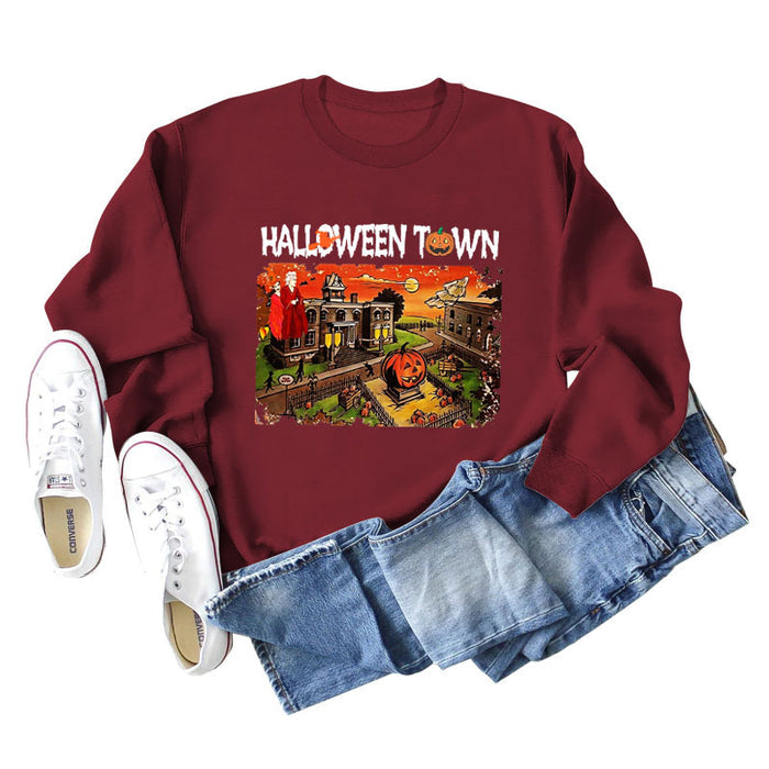 Wine red sweater (white color picture) / S