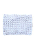 hand knit shower mat from tarn yarn cotton