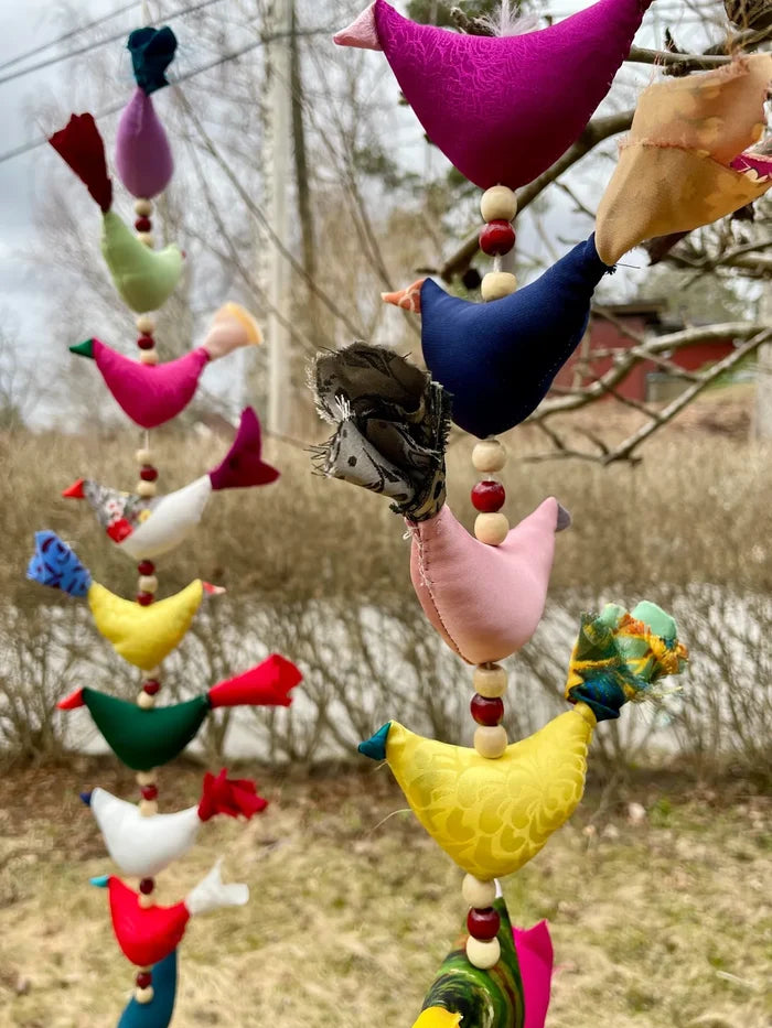 Handmade bird strings