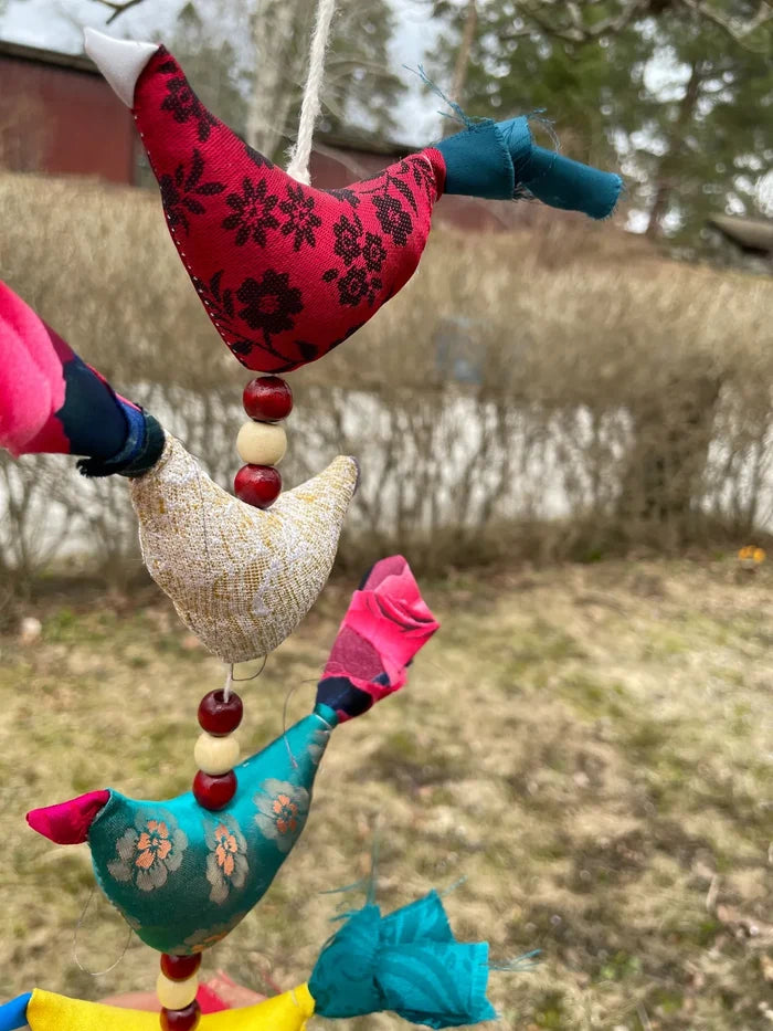 Handmade bird strings