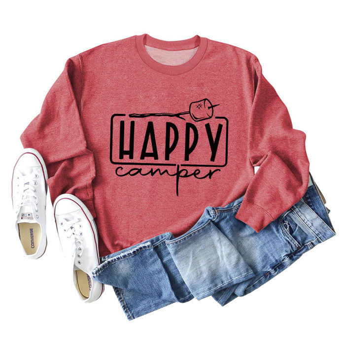 Red sweater (black font) / S