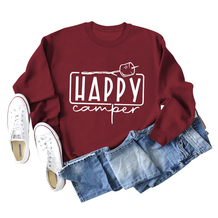 Wine red hoodie (white font) / S