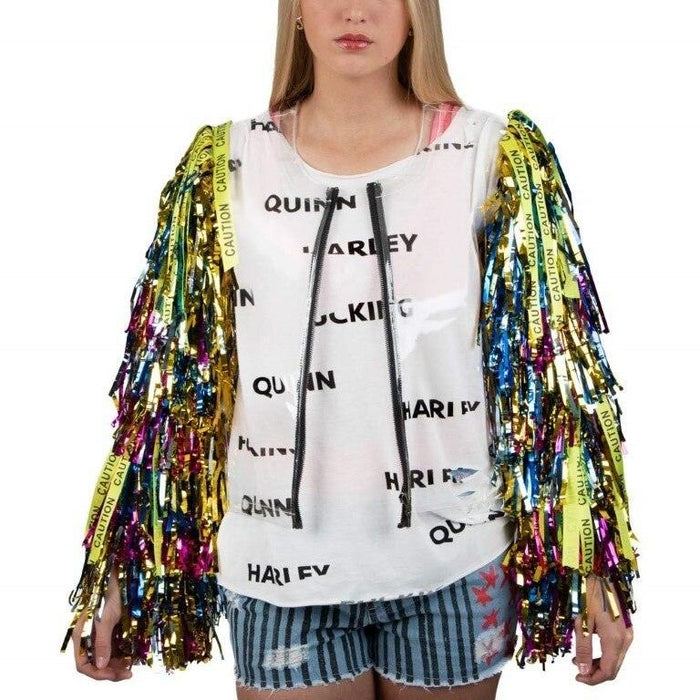 Harley Quinn Birds of Prey Cosplay Distressed T-Shirt-tvso