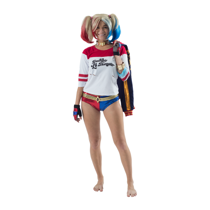 Harley Quinn DELUXE Sequins Halloween Costume Under garment