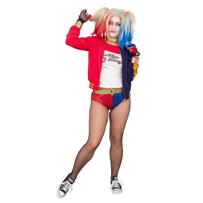 Harley Quinn DELUXE Sequins Halloween Costume Under garment