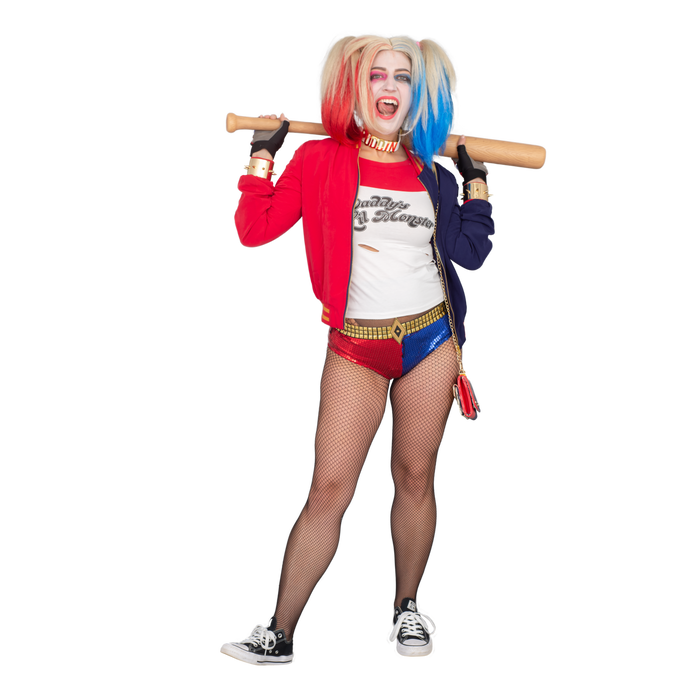 Harley Quinn DELUXE Sequins Halloween Costume Under garment