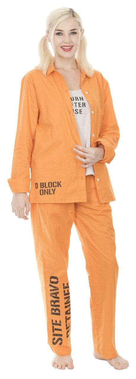 Harley Quinn Detainee Costume Set-tvso