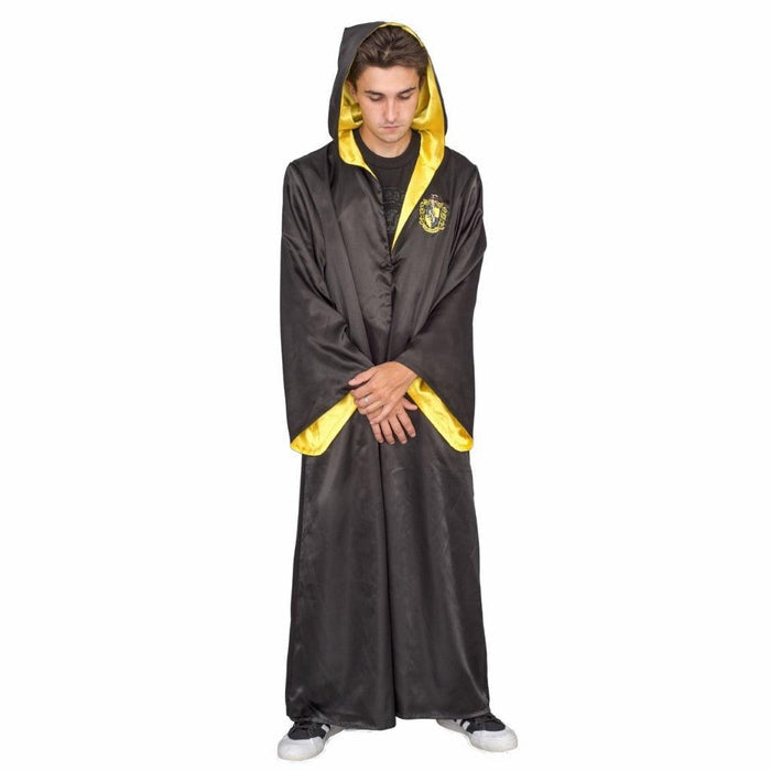 Harry Potter Hufflepuff Black Robe-tvso