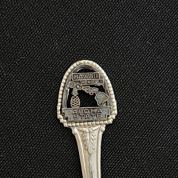 Hawaii Honolulu State Collectible Travel Souvenir Spoon 4.5" Engraved Islands