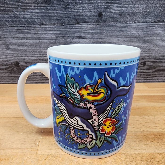 Hawaii Mug Whale Coffee Cup Hilo Hattie The Island Heritage Store 2002 Maui 12oz