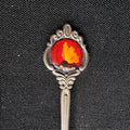 Hawaiian State Collectible Travel Souvenir Spoon 4.5" Kilauea Volcano Erupting