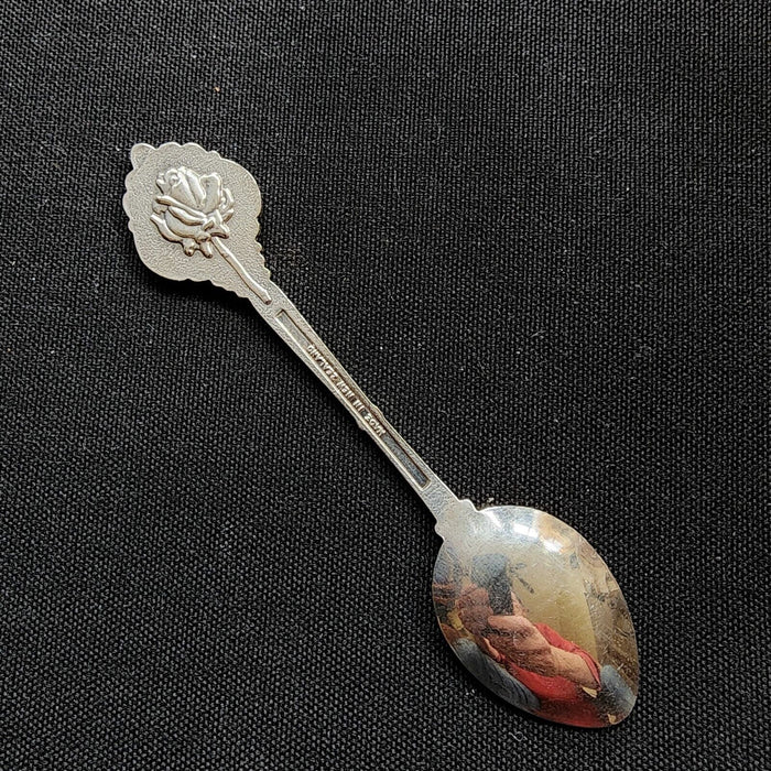 Hawaiian State Collectible Travel Souvenir Spoon 4.5" Kilauea Volcano Erupting
