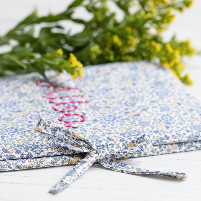 Health book cover - Blue Flowers