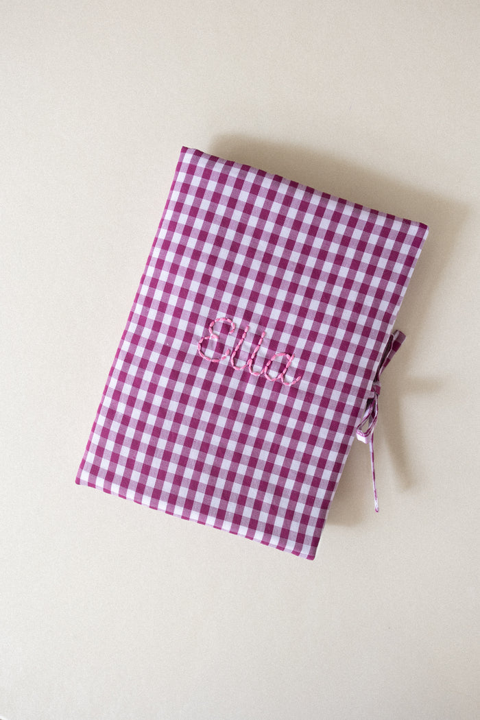Health book cover - Vichy Burgundy