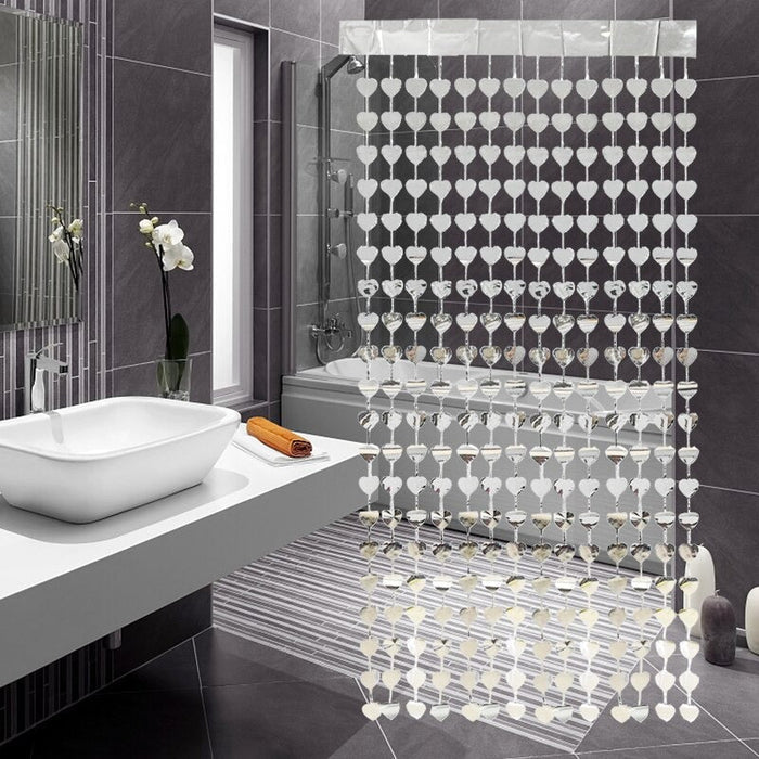 Heart-shaped Foil Curtain