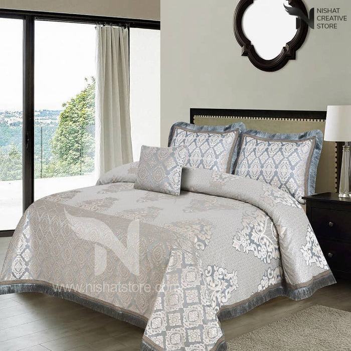 Heavy Palachi Bed Sheet Set 4 Pcs Design 531 - Nishat Creative Store