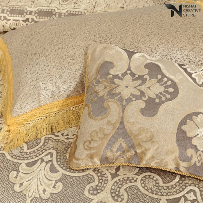 Heavy Palachi Bed Sheet Set 4 Pcs Design 534 - Nishat Creative Store