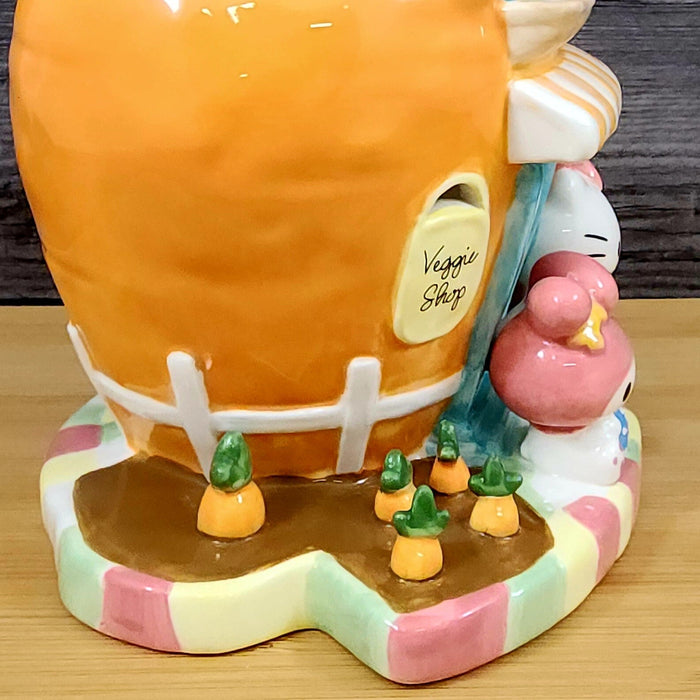 Hello Kitty and Friends Carrot Candle House Tealight Holder Blue Sky Ceramic