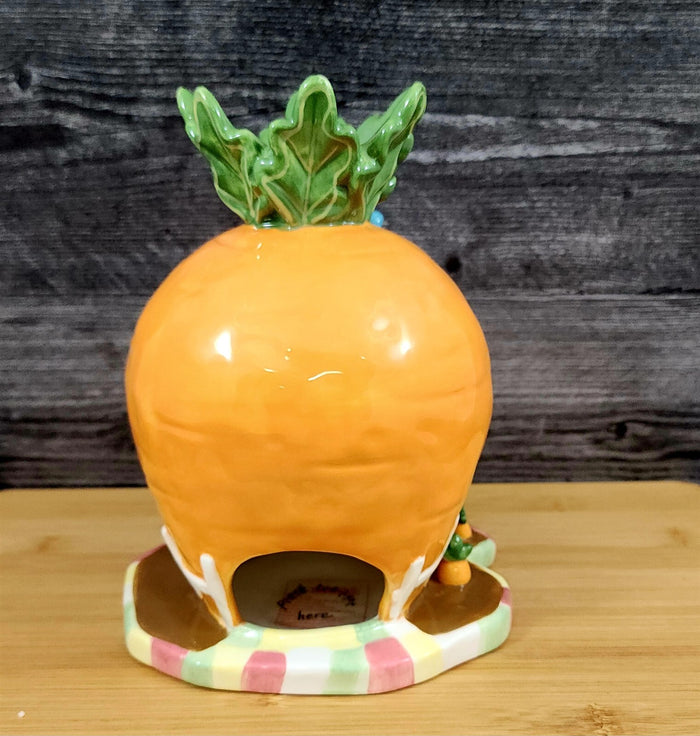 Hello Kitty and Friends Carrot Candle House Tealight Holder Blue Sky Ceramic