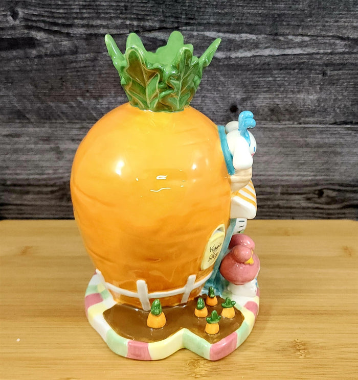 Hello Kitty and Friends Carrot Candle House Tealight Holder Blue Sky Ceramic