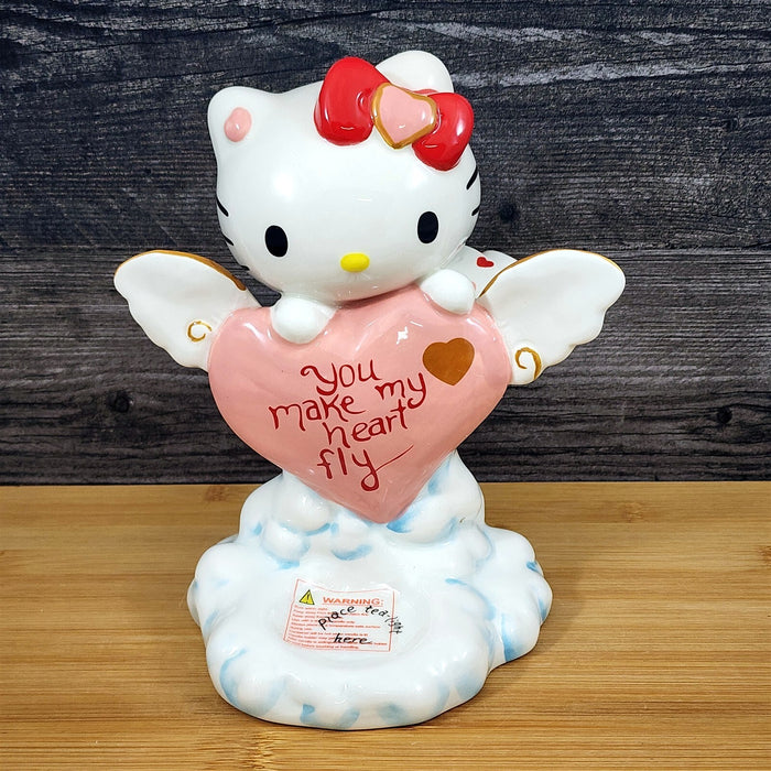 Hello Kitty Candle Holder You Make My Heart Fly Tea Lite Blue Sky Goldminc