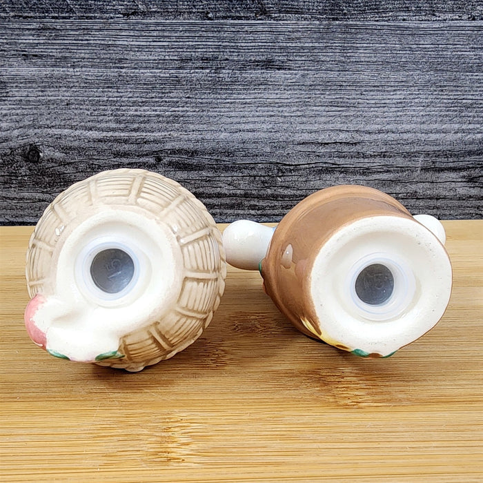 Hello Kitty & Cinnamoroll Planter Salt Pepper Set Collectible Ceramic Blue Sky