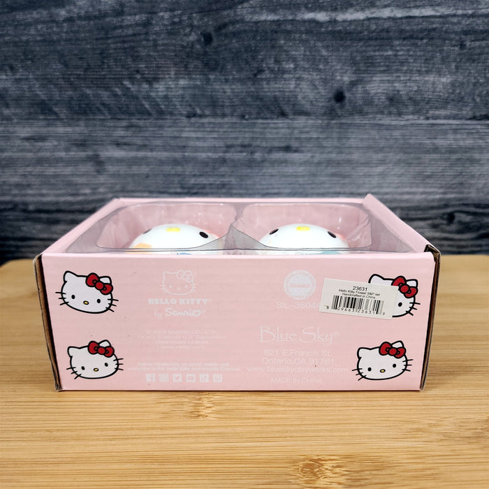Hello Kitty Flower Gardening Salt Pepper Set Collectible Ceramic by Blue Sky