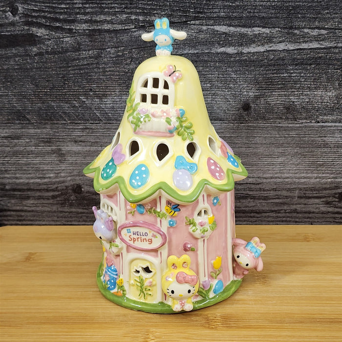 Hello Kitty & Friends Easter Candle House Ceramic Tea light Blue Sky Goldminc