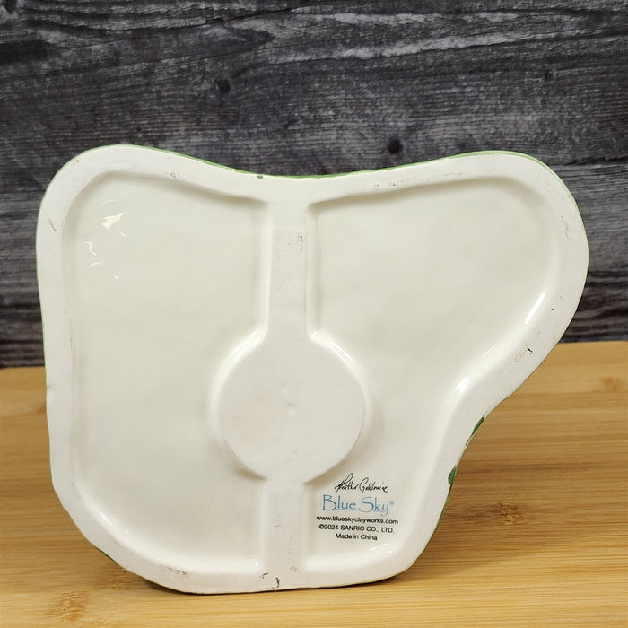 Hello Kitty Pumpkin Cafe Latte Candle Holder Tea Light Lite Ceramic Blue Sky