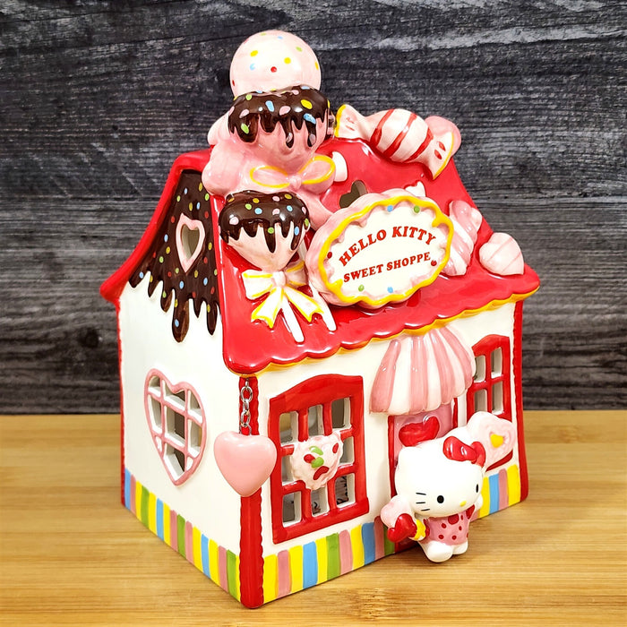 Hello Kitty Sweet Shoppe Candle House Ceramic Tea light Blue Sky Goldminc