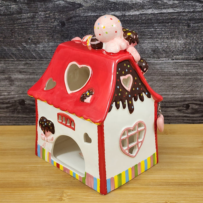 Hello Kitty Sweet Shoppe Candle House Ceramic Tea light Blue Sky Goldminc