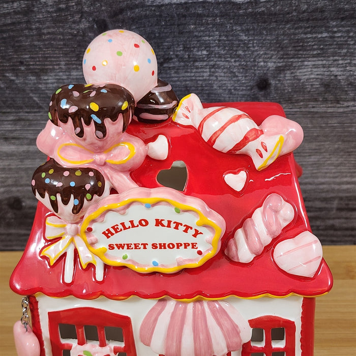 Hello Kitty Sweet Shoppe Candle House Ceramic Tea light Blue Sky Goldminc