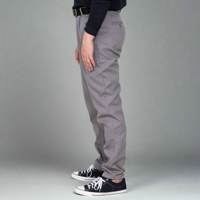 High Rise Chino - Grey