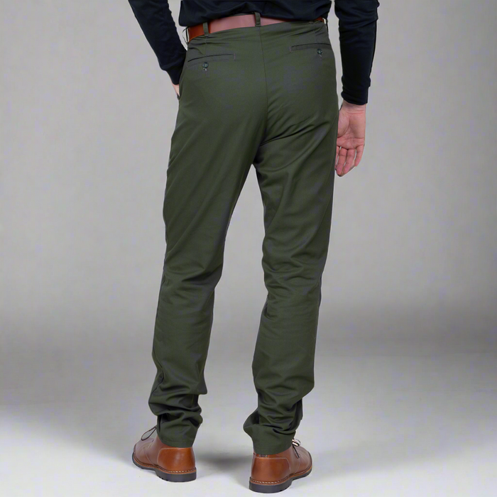 High Rise Chino - Olive