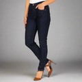 High Rise Straight Leg - Dark Wash