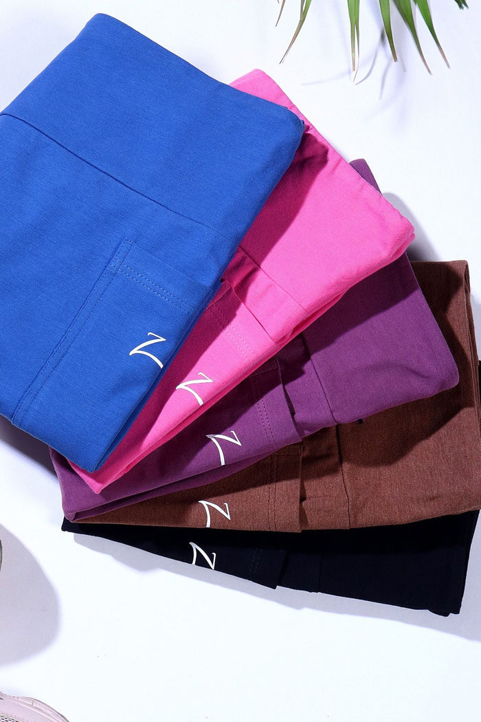 Melange Brown Mom Capri; functional apparel for postpartum recovery and comfort.