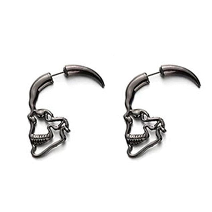 Hollow Skull Stud Earrings