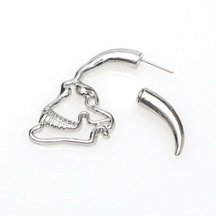 Hollow Skull Stud Earrings