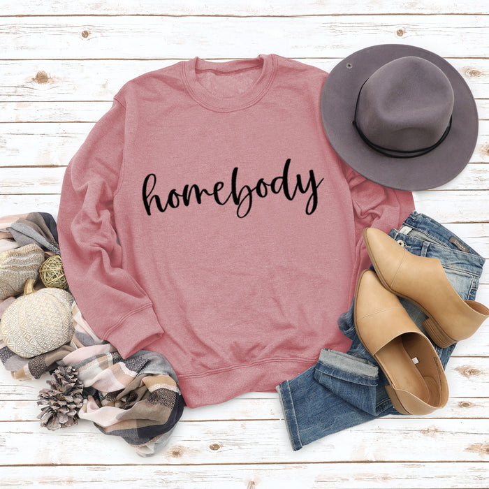 Rose gold sweater (black font) / S