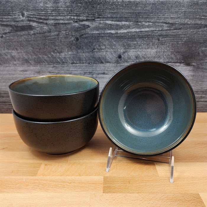 Home Trends Sky Blue Set of 3 Soup Cereal Bowl 6 Inch (15cm) Dinnerware