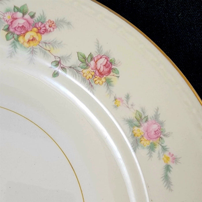 Homer Laughlin Countess Luncheon Plate 9" Georgian Eggshell Round D49N5