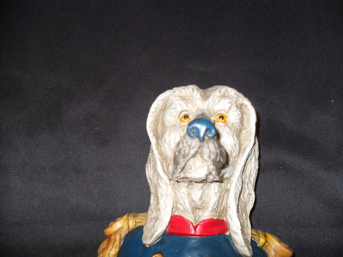 Horse Bridle Holder - "Dog In Blue Uniform"-Jantiques LLC.