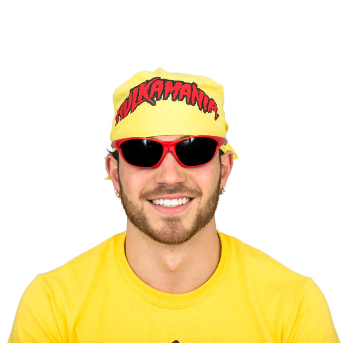Hulkamania Red/Gold Halloween Cosplay Costume Bandana