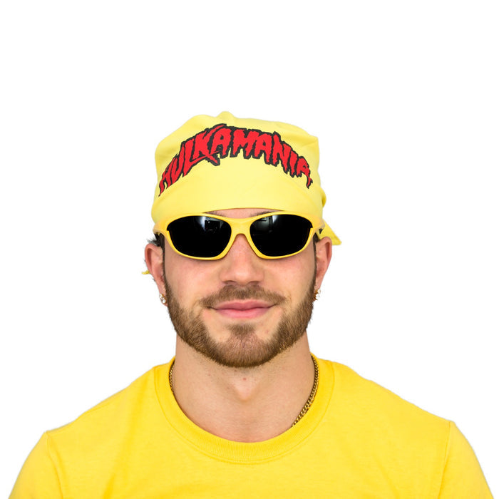 Hulkamania Red/Gold Halloween Cosplay Costume Bandana