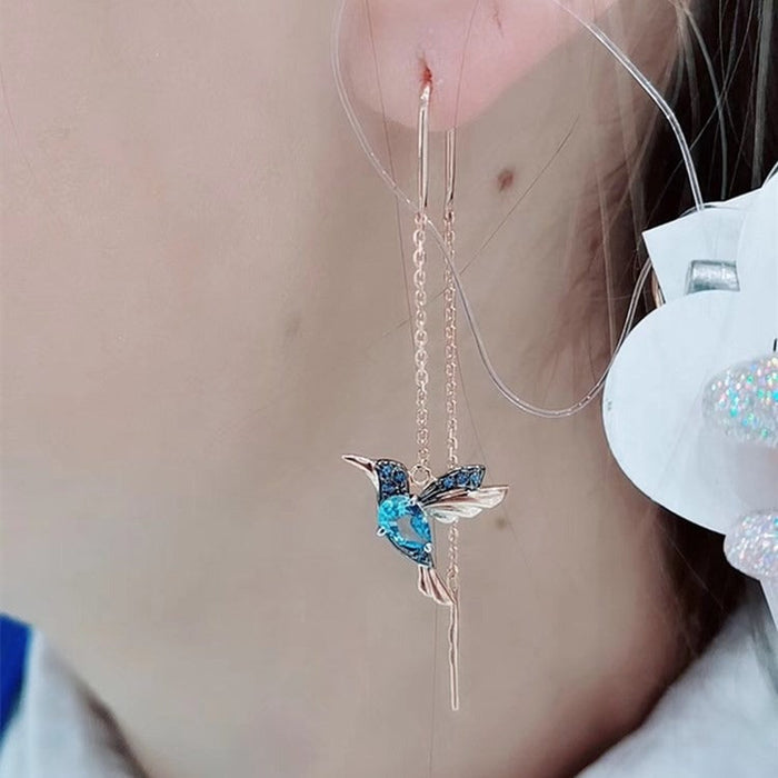 Hummingbird Drop Earrings